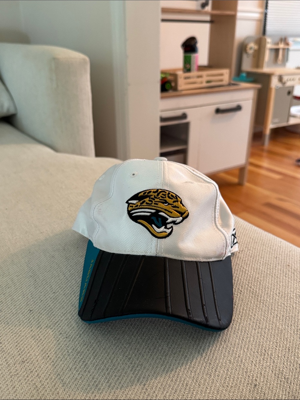 NFL Jacksonville Jaguars White and Black Kids Cap
